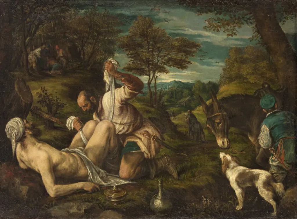 The Good Samaritan, by Francesco Bassano the Younger