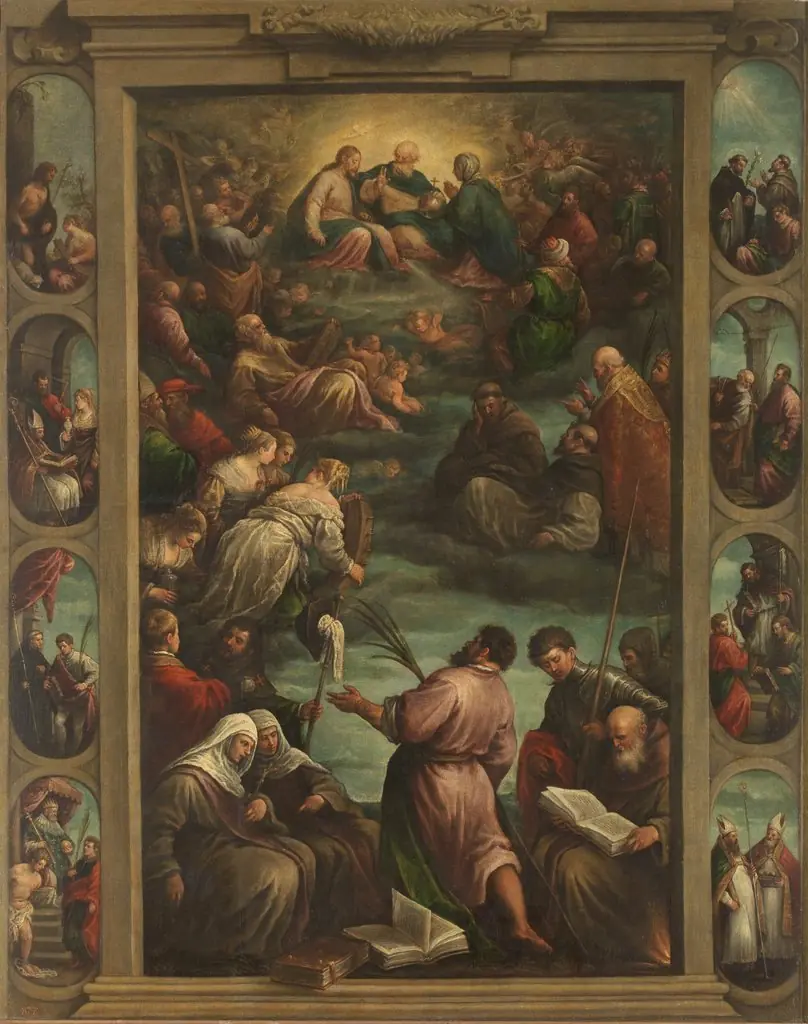 Virgin in Heaven, by Francesco Bassano the Younger