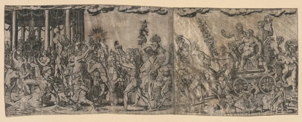 Bacchanalian Scene, by Francesco Bertelli, 1620