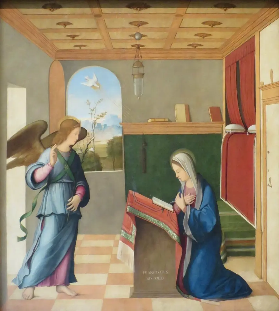 Annunciation, by Francesco Bissolo