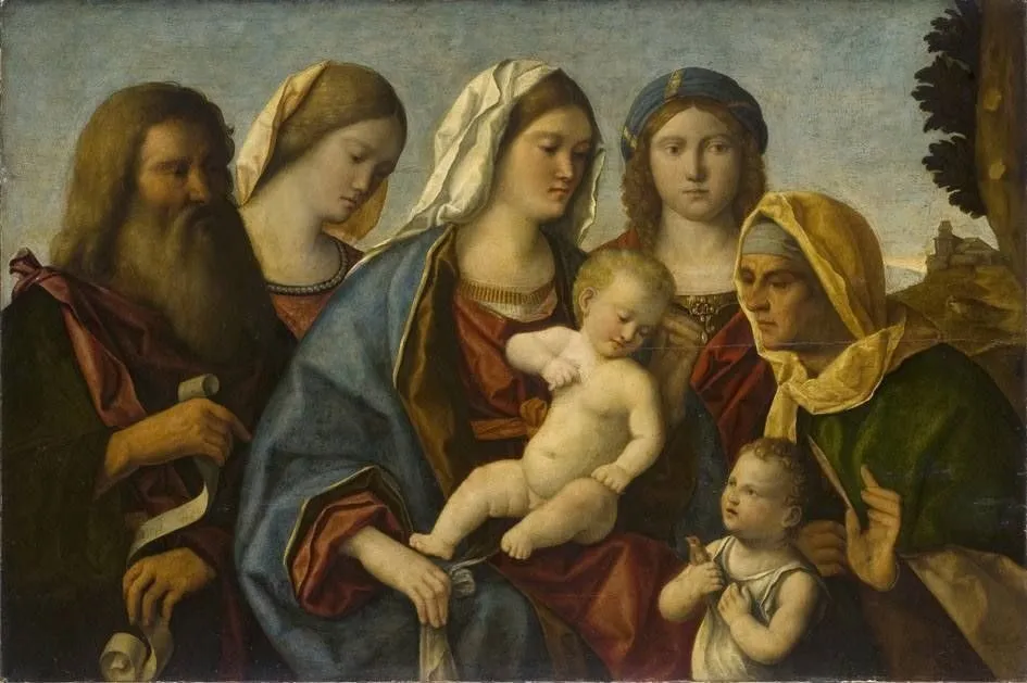 Hl. Sippe, by Francesco Bissolo, unspecified, 1512