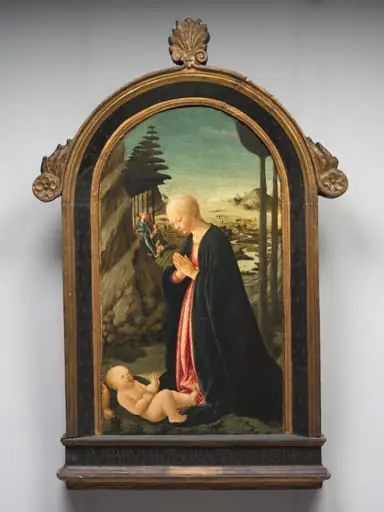 Madonna and Child with Tobias and the Angel Raphael, by Francesco Botticini