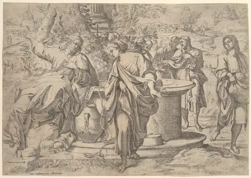 Christ and the Samaritan Woman, by Francesco Brizio
