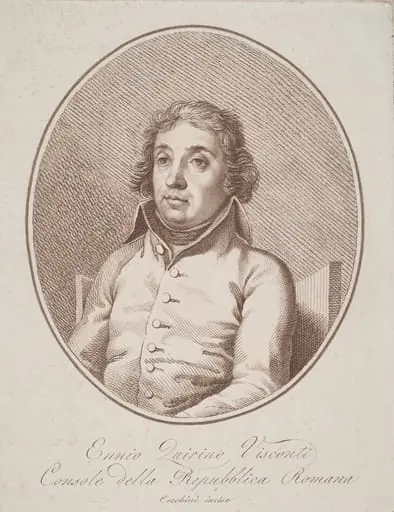 Ennio Quirino Visconti, by Francesco Cecchini