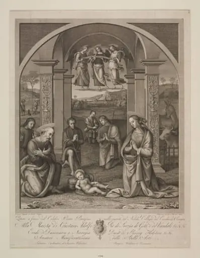 The Adoration of the Shepherds, by Francesco Cecchini