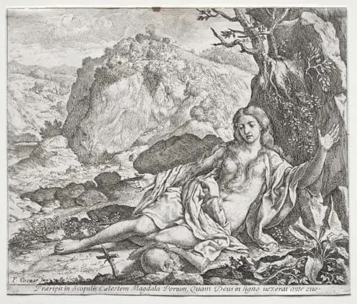The Penitent Magdalen, by Francesco Cozza