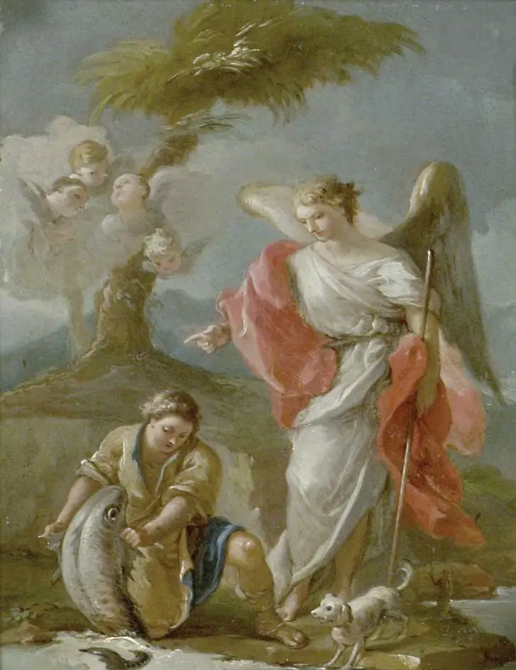 Tobias and the Angel, by Francesco de Mura