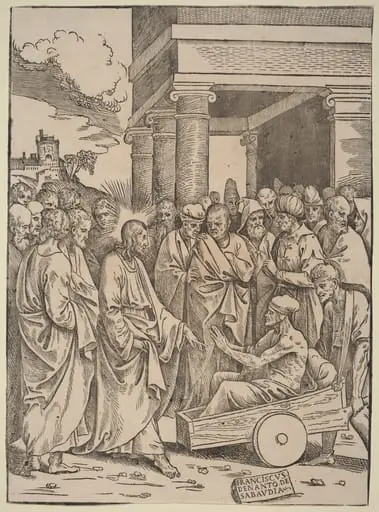 The Raising of Lazarus, by Francesco Denanto