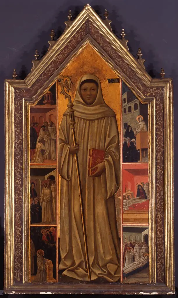 St. Bernard of Clairvaux and scenes of his life