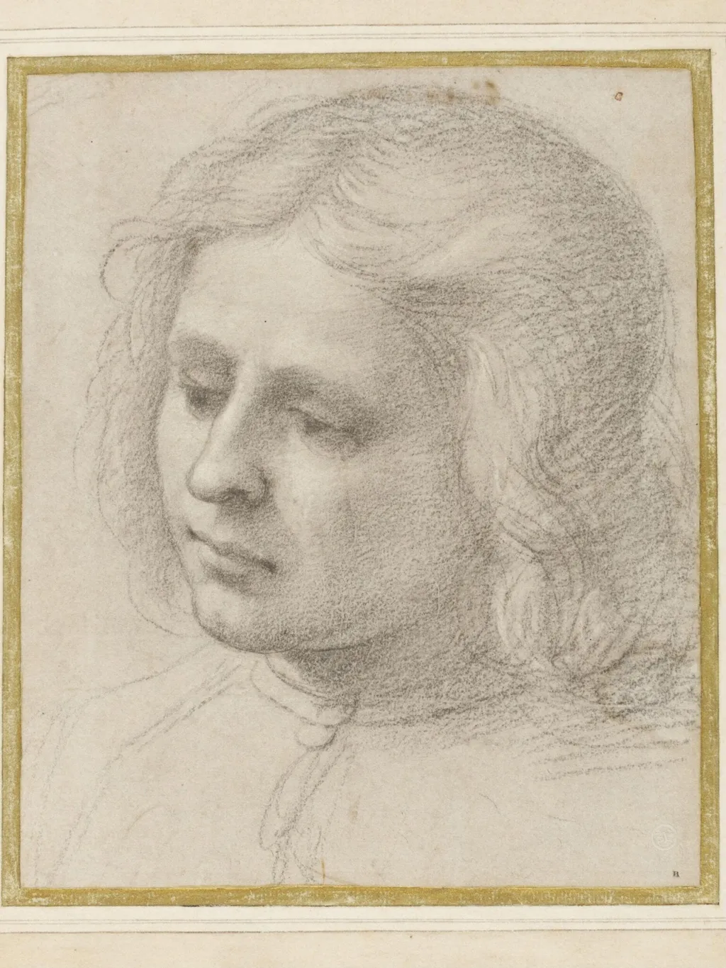 Head of a young man, by Francesco Di Cristofano Guidicis