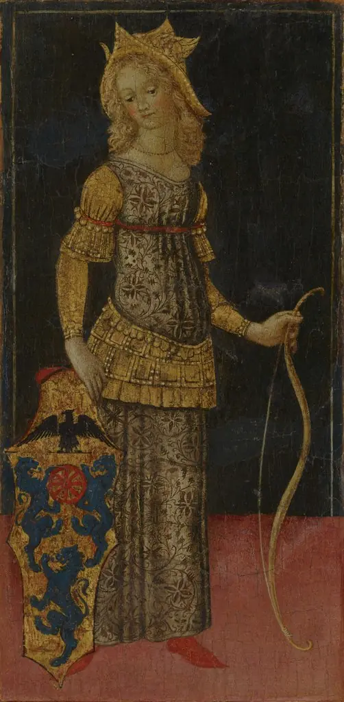 Oenone (left end panel), by Francesco di Giorgio