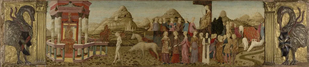 Triumph of Chastity, by Francesco di Giorgio, unspecified, 1460