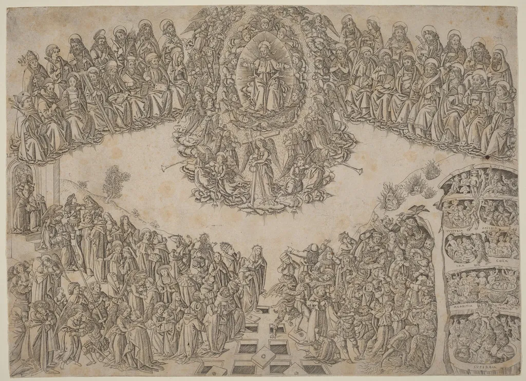 The Last Judgment, by Francesco di Lorenzo Rosselli, ink, 1485