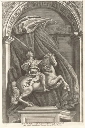 Statue of Constantine, by Francesco Faraone Aquila