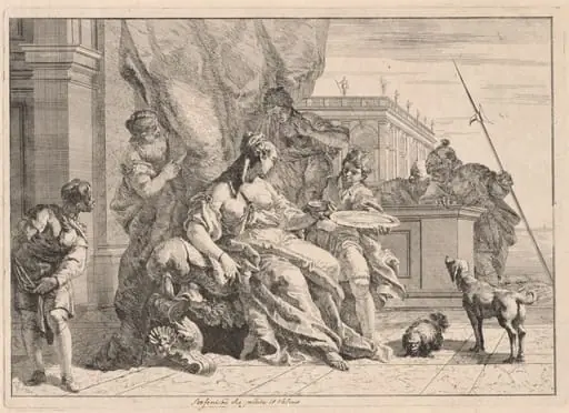 Sofonisba (or Artemisia), by Francesco Fontebasso