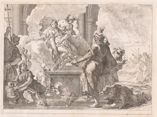The Sacrifice of Iphigenia, by Francesco Fontebasso