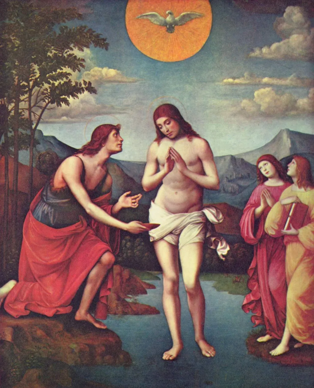 Baptism of Christ, by Francesco Francia, unspecified, 1509