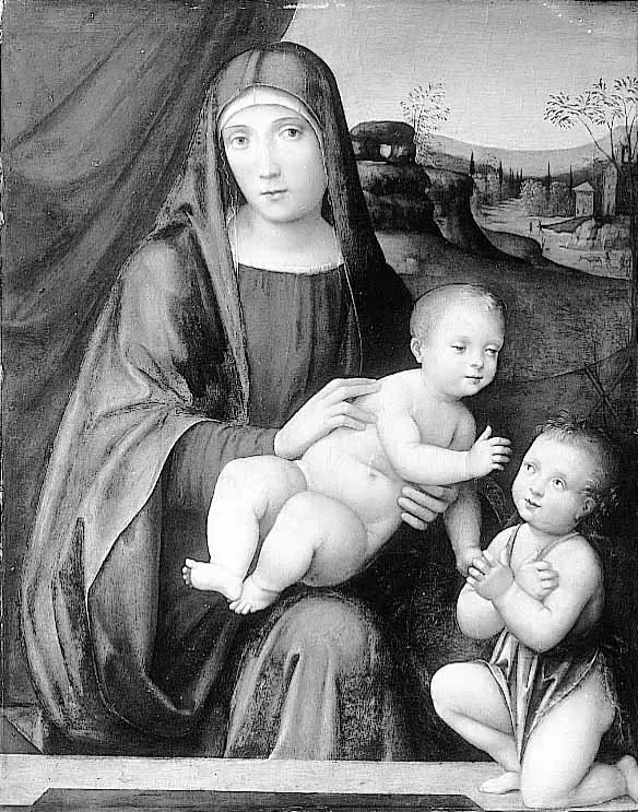 The Virgin and Child with the Young St. John, by Francesco Francia
