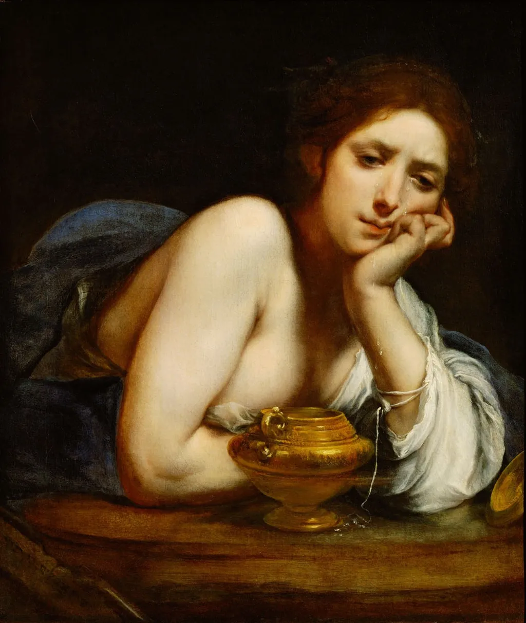 Penitent Magdalen, by Francesco Furini, unspecified, 1632