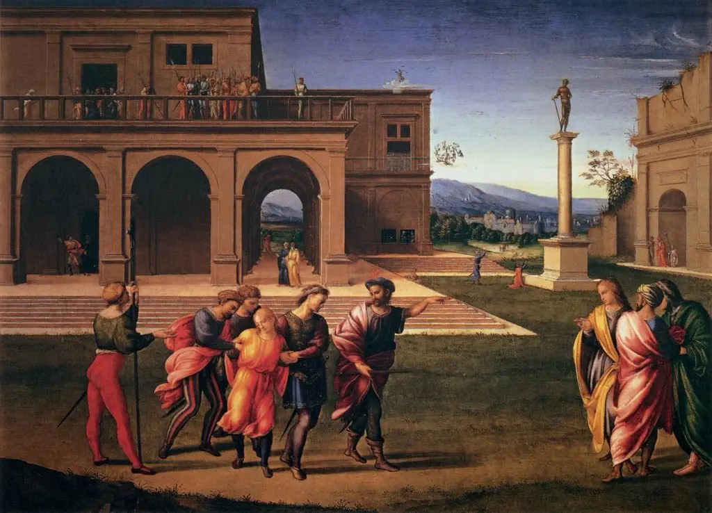 Joseph going to prison, by Francesco Granacci