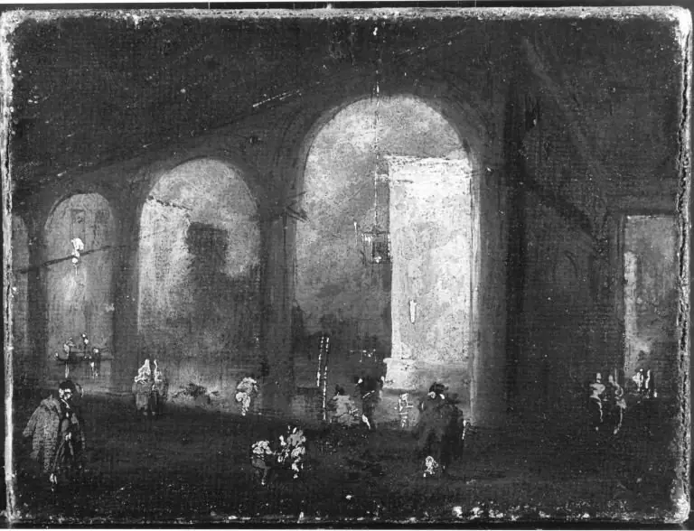 Architektur-Capriccio (Nachahmer), by Francesco Guardi