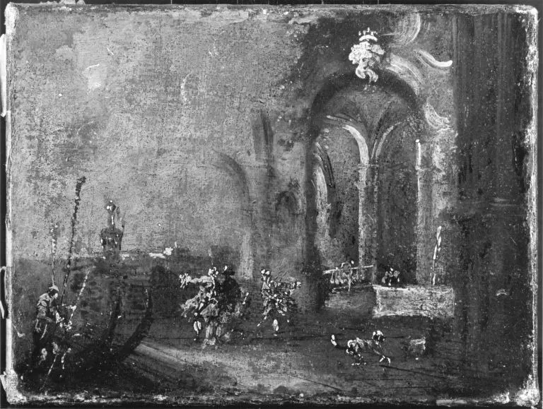 Architektur-Capriccio (Nachahmer), by Francesco Guardi, unspecified, 1762