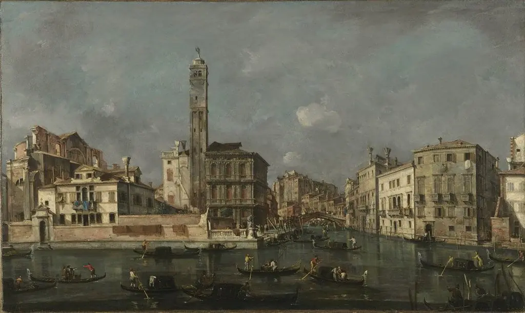 Canal Grande bei San Geremia, by Francesco Guardi