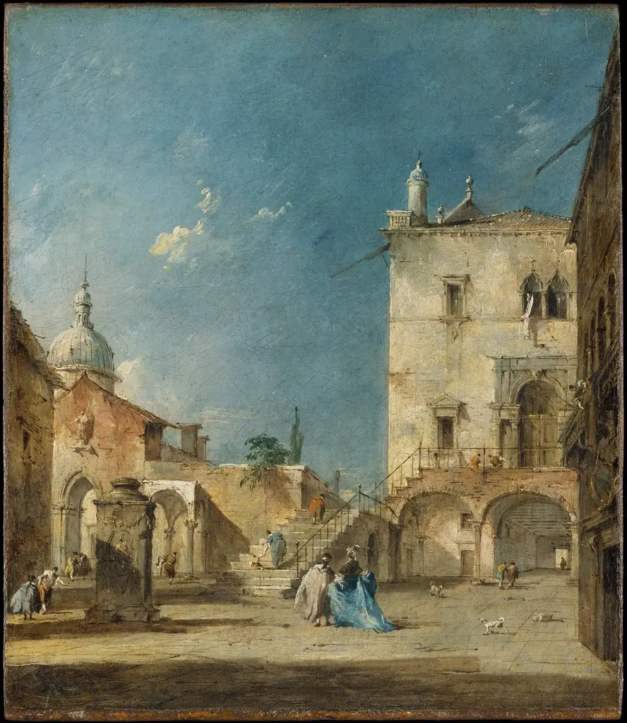 Capriccio, by Francesco Guardi