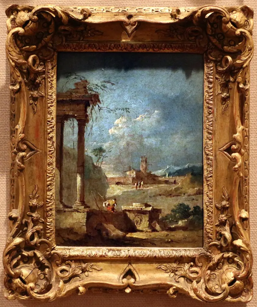 Paisagem com ruínas, by Francesco Guardi