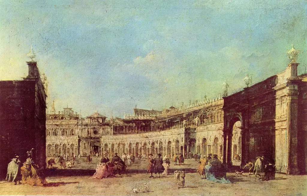 Piazza San Marco, by Francesco Guardi