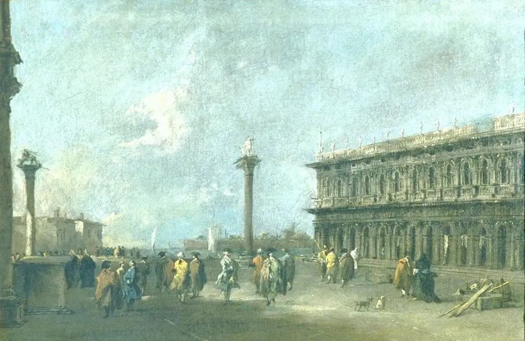 Piazzetta of S. Marco, Venice, by Francesco Guardi