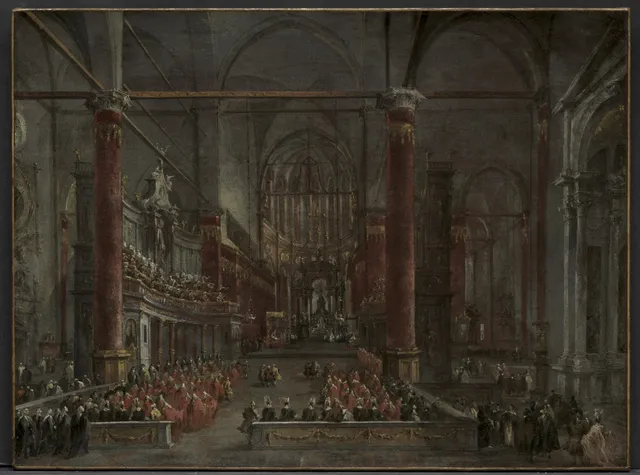 Pontifical Ceremony in SS. Giovanni e Paolo, Venice, 1782