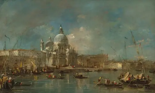 Santa Maria della Salute, by Francesco Guardi