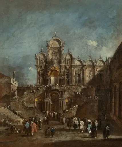 Temporary Tribune in the Campo San Zanipolo, Venice, by Francesco Guardi, 1782