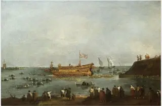 The Doge wedding the Adriatic, by Francesco Guardi, 1790