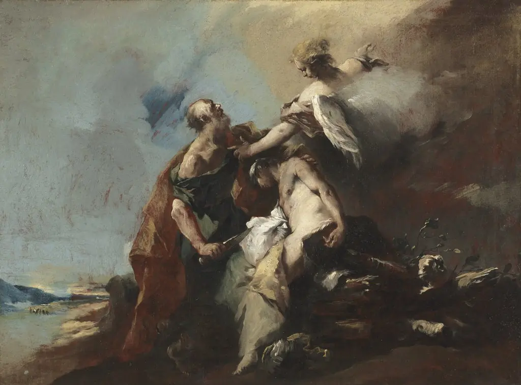 The Sacrifice of Isaac, by Francesco Guardi