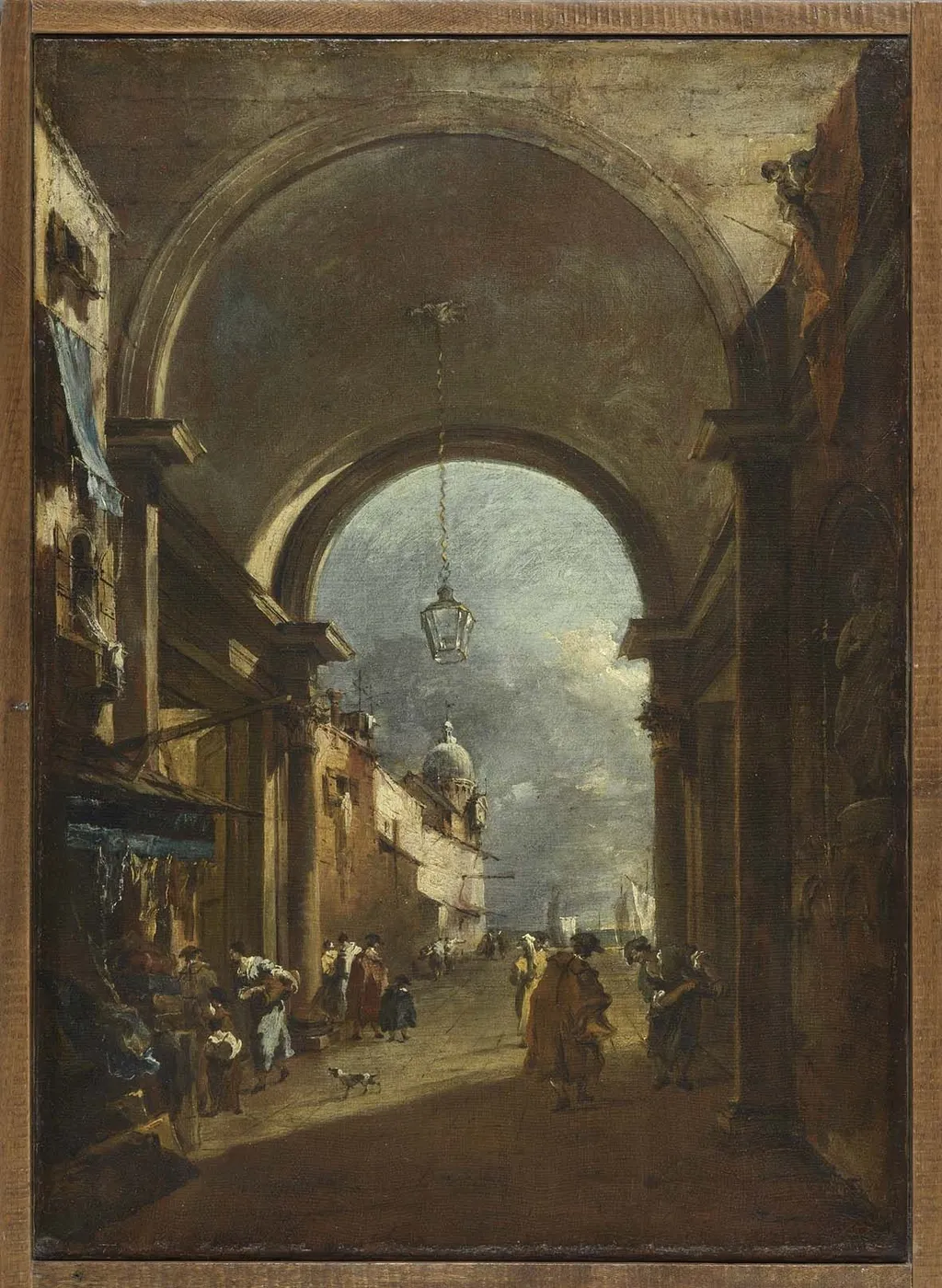 Tordurchblick, by Francesco Guardi, unspecified, 1767