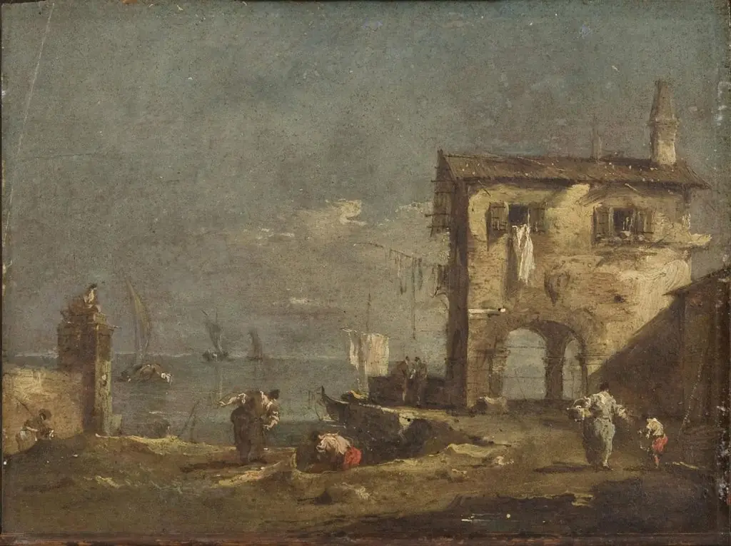 Venetian View, by Francesco Guardi