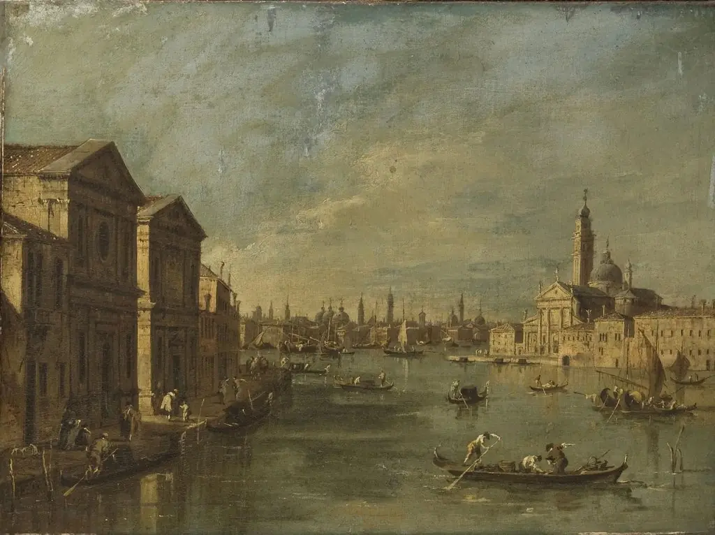 View between the Giudecca and San Giorgio Maggiore, by Francesco Guardi