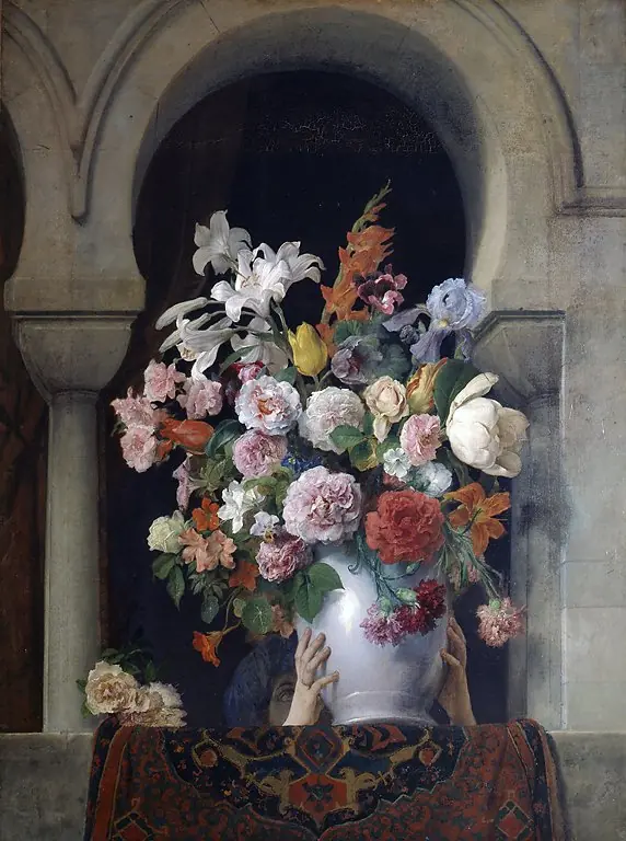 Flowers at the Window of the Harem