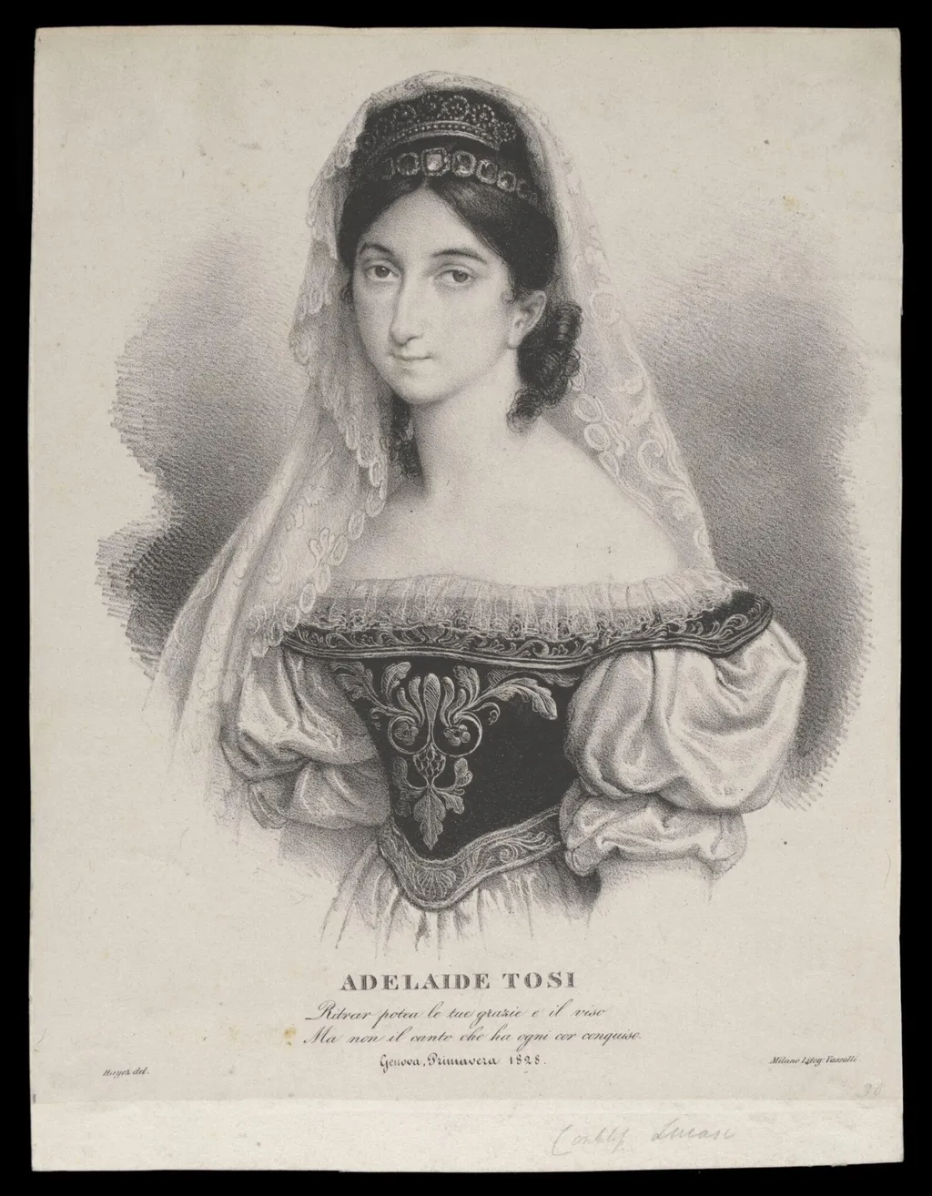 H Beard Print Collection, by Francesco Hayez, 1850