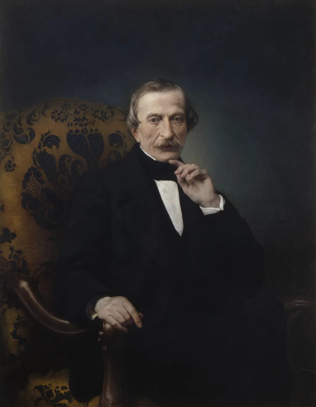 Portrait of Massimo d’Azeglio, by Francesco Hayez, oil, 1860