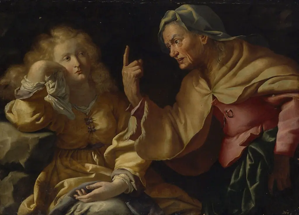 Martha tadelt ihre eitle Schwester Maria Magdalena, by Francesco Incarnatini