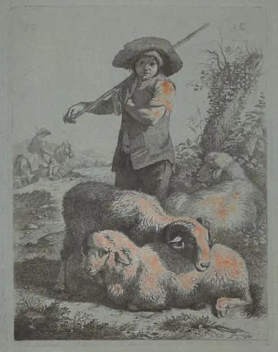 Standing Shepherd, by Francesco Londonio