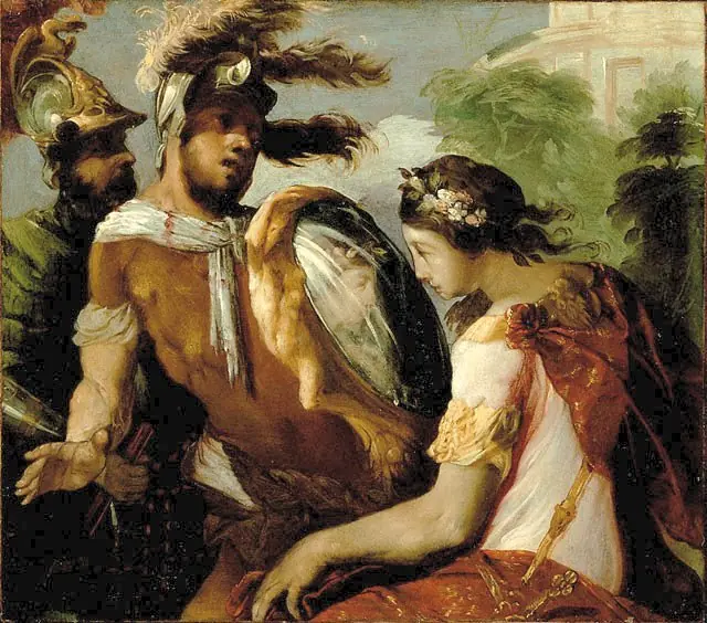 Rinaldo and the Mirror-Shield, by Francesco Maffei