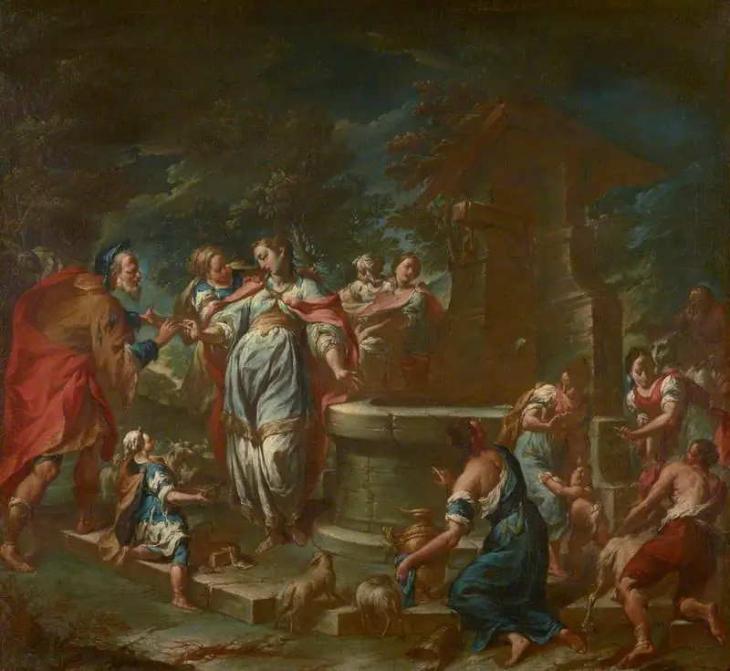 Rebecca at the Well, by Francesco Monti
