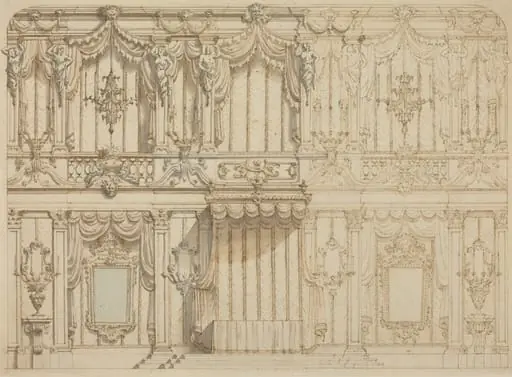 Design for a State Bedroom, by Francesco Nicoletti
