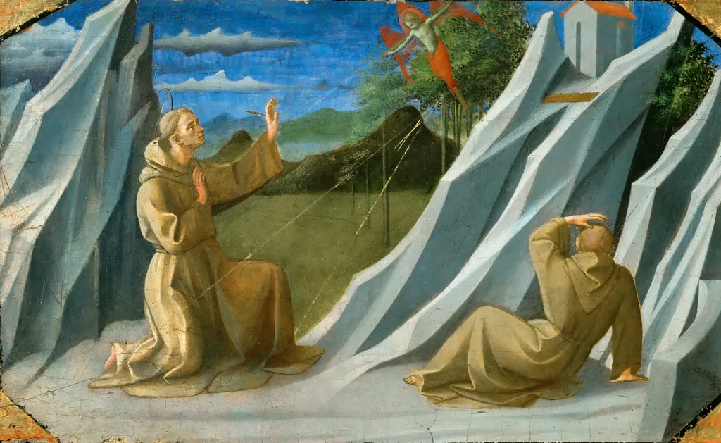 Stigmata of St. Francis, by Francesco Pesellino, tempera, 1440