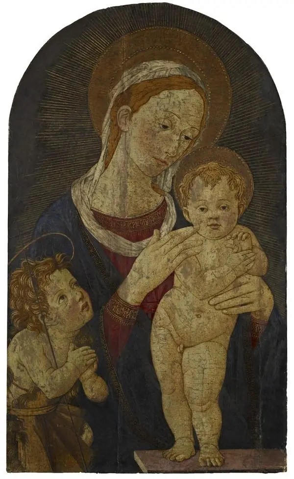 The Virgin and Child with the Infant Saint John the Baptist, by Francesco Pesellino