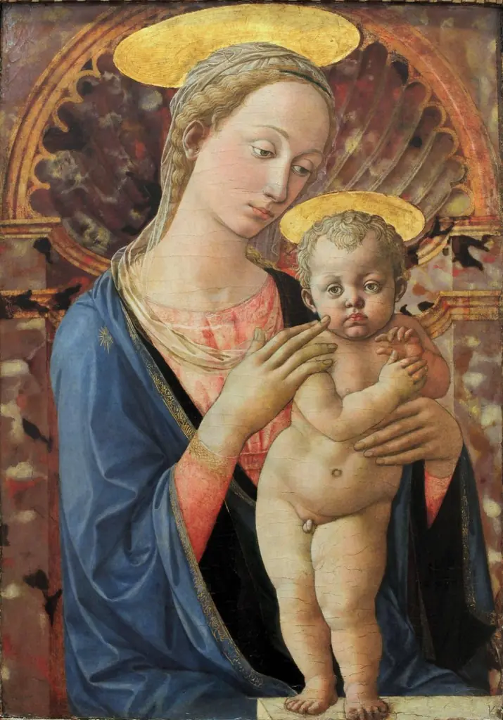 Virgin and child, by Francesco Pesellino